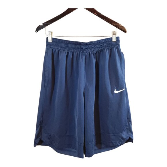Nike Dri-FIT Fastbreak Basketball Shorts in Navy Blue Workout Athletic Men's L - Picture 2 of 6